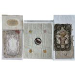 Victorian lace/decoupage love postcards/favours