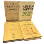 AUSTEN FARRER: 4 Titles: THE GLASS OF VISION, London, Dacre Press, 1958 reprint; THE END OF MAN,