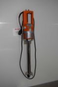 A Dynamic food mixer model number MX91, 230v, 500 watt, height 71cm together with hanging bracket