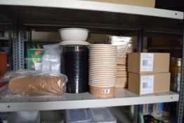 Mixed Lot: Recyclable food serving containers