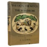 C S LEWIS: THE LION, THE WITCH AND THE WARDROBE, London, Geoffrey Bles, 1966. First edition, ninth