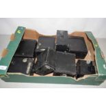 Group of vintage box cameras