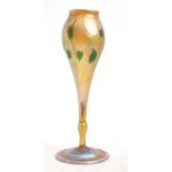 Louis C Tiffany (1848-1933): Art Nouveau Iridescent Favrile Vase , circa 1910, of tulip form,