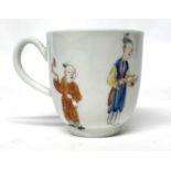 18th Century Worcester Porcelain Cup with Chinoiserie Decoration c.1770
