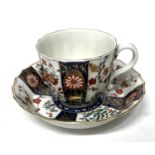 18th Century Worcester Queen's Pattern Cup and Saucer c.1770