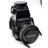 Mamiya RB67Professional S camera, serial no. C525157, with Mamiya- Sekor 90mm f/3.8 lens no. 154264,