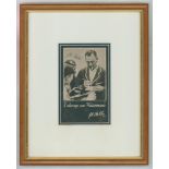 J.B. Hobbs, Surrey & England 1905-1934. ‘I always use Waterman’s’. Jack Hobbs advertising postcard