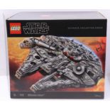 Lego Disney Ultimate Collectors' Series Star Wars No. 75192 Millennium Falcon housed in a