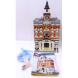 Lego No.10224 Town Hall Modular Building Set, built example, with some parts missing, sold with