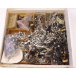 An extensive collection of original and later reproduction Meccano spanners, tools, screwdrivers,