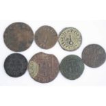 East Anglia, a collection of 17th century tokens to include Littleport: Overssers 1668 x2, Soham: