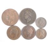 Great Britain, 1826 penny, obv: George IV facing laureate bust left, legend around, date below, rev: