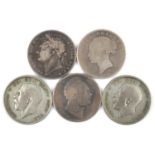 Great Britain, 1821 half crown, obv: first laureate portrait of King George IV left, legend