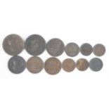 Ireland, 1789 Cronbane Associated Mine Company token, obv: bust of Saint Patrick to right, wearing
