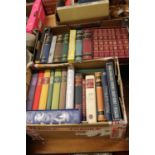 Folio Society, a collection of volumes, to include the works of Jane Austen, seven volumes, housed