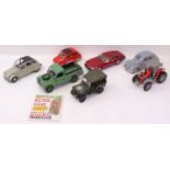 a tray containing loose 1/18 scale modern issue diecast by Solido, Universal Hobbies, Road