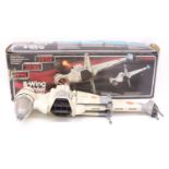 Palitoy Star Wars Tri Logo B-Wing Fighter Vehicle housed in a pictorial original card box