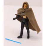 Star Wars Vintage 3 3/4" rare Jedi Luke (Smile Family I), pinkish face, original Smile "Snap"