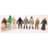 Collection of vintage Star Wars 3 3/4" action figures to include R2D2 (Scope), General Madine, R5-