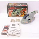 Palitoy Star Wars Vintage The Empire Strikes Back Slave 1 Boba Fett's Spaceship housed in a