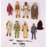 Star Wars Palitoy/Kenner 3 3/4" action figure group, to include Klaatu, AT-AT Commander, Tusken