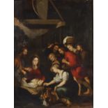 After Peter Paul Rubens - The Adoration of the Shepherds, oil on copper, 40 x 30cm