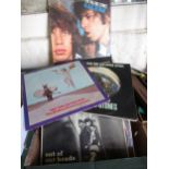 Quantity of records, including Rolling Stones, Diana Ross etc.