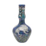 LARGE WILLIAM DE MORGAN PERSIAN VASE - FRED PASSENGER.