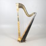 A SEBASTIEN & PIERRE ERARD GOTHIC REVIVAL HARP.