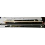 Collection of fishing rods. 3 telescopic poles and 3 telescopic rods