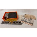 Collection of vintage Meccano with books