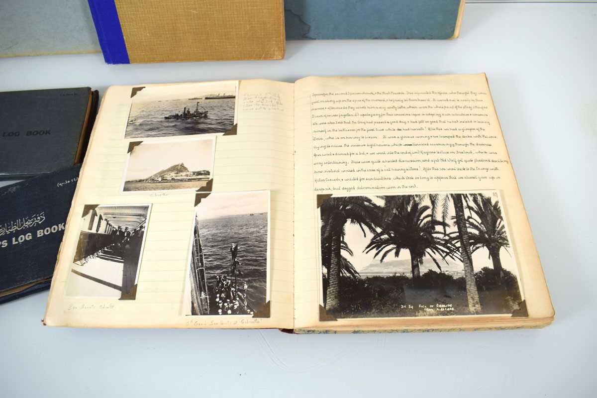 A 1934 scrapbook or log relating to Second Scouters and Guiders Cruise by SS Adriatic including - Image 2 of 5