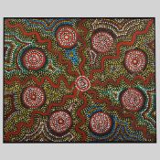 SAMMY RUBUNTJA (20TH CENTURY AUSTRALIAN ABORIGINAL). HONEY ANT DREAMING.
