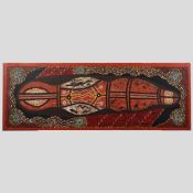 RAYMOND DELANEY (20TH CENTURY AUSTRALIAN ABORIGINAL). TRAVELLING NORTH.