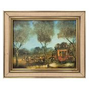 KEVIN CHARLES (PRO) HART (AUSTRALIAN 1928-2006). COBB AND CO COACH. (d)