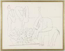 PABLO PICASSO. FAUN WITH FLUTE. (d)