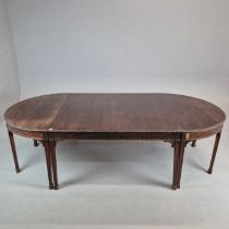 EARLY 20TH CENTURY MAHOGANY DINING TABLE.