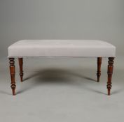 PART WILLIAM IV SIMULATED ROSEWOOD STOOL.