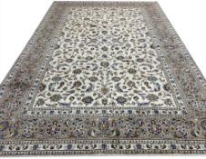 PERSIAN KASHAN CARPET.