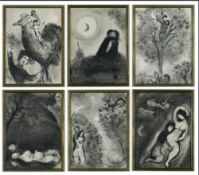 MARC CHAGALL. A SET OF SIX HELIOGRAVURES. (d)