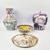 A COLLECTION OF ORIENTAL CERAMICS. (4).