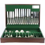 A BUTLER OF SHEFFIELD CANTEEN OF CUTLERY.