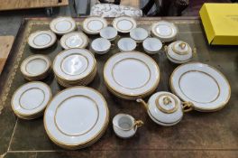 A LIMOGES PART DINNER AND TEA SERVICE.