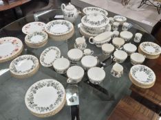 A ROYAL WORCESTER 'LAVINIA' PART TEA & DINNER SERVICE.