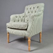 LOUIS XVI STYLE BEECHWOOD BERGERE.