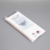 AN 18CT WHITE GOLD BLUE SPINEL AND DIAMOND DRESS RING.