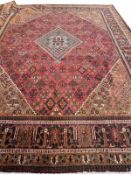 ANTIQUE PERSIAN JOSHEGAN CARPET.