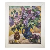 KARL ALFREDOVICH TANPETR (1923-2008). STILL LIFE WITH LILACS.