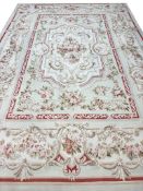 FINE SAVONNERIE DESIGN CARPET.