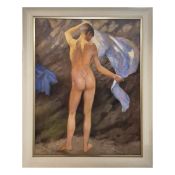 ANATOLIY DEMENKO (UKRAINIAN). AFTER A SWIM.